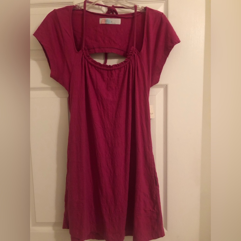 NWT Free People Beach cover-up/dress with pockets